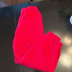 Hollister Red Joggers